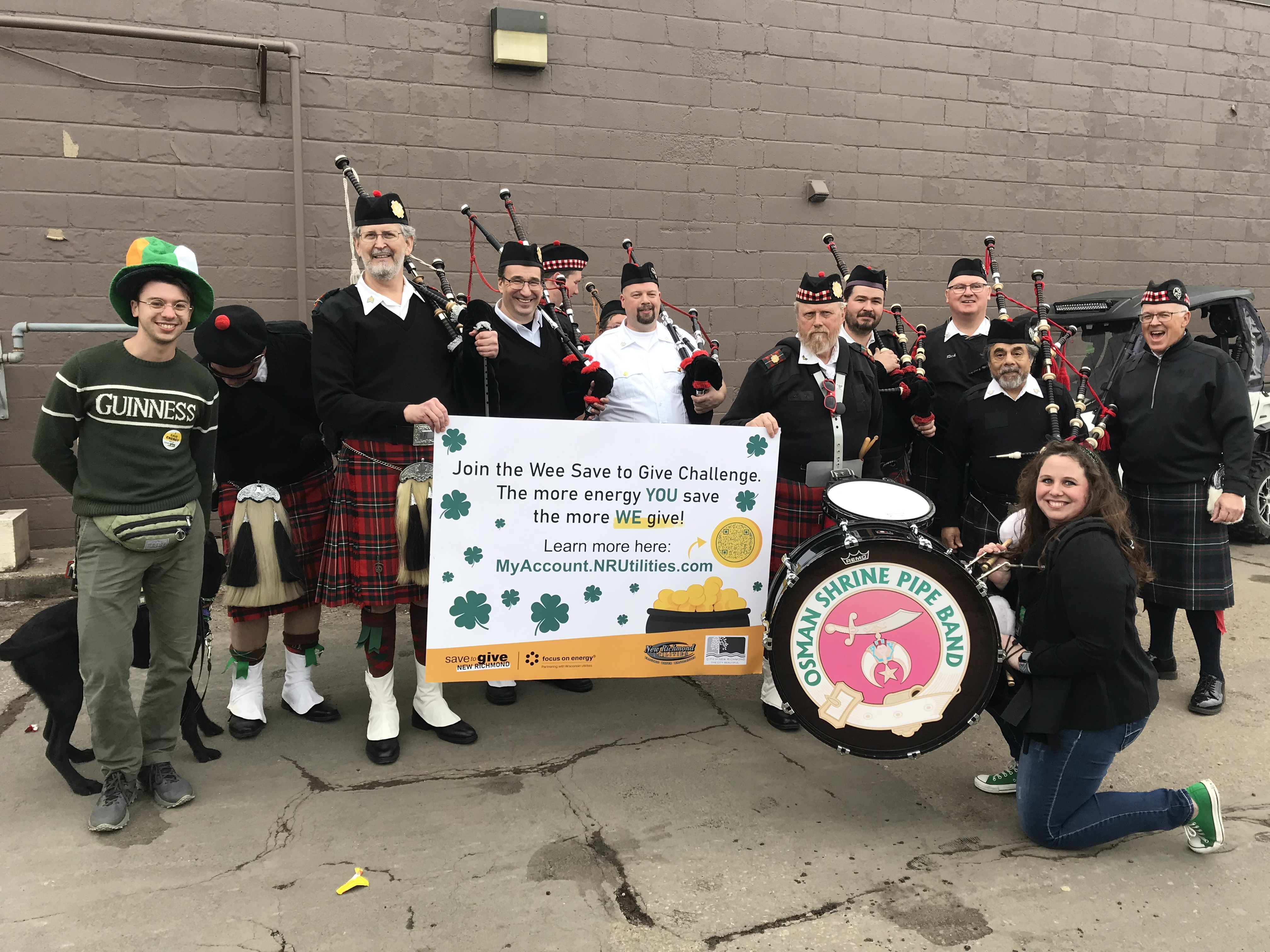 Parade in New Richmond Promoting Save to Give Program